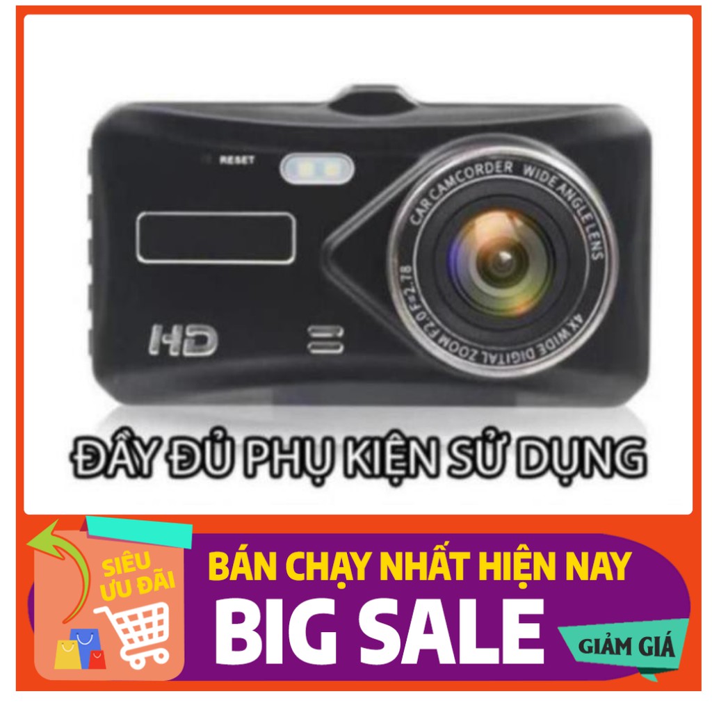 Camera hành trình xe ô tô BM60 plus  Ống kính kép💥chất lượng💥 4 inch Car DVR 1080P (BẢO HÀNH 6 THÁNG)