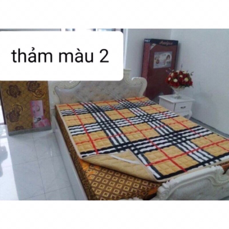 Thảm Trải Giường Nỉ Nhung 3 Lớp mềm mịn cao cấp | BigBuy360 - bigbuy360.vn