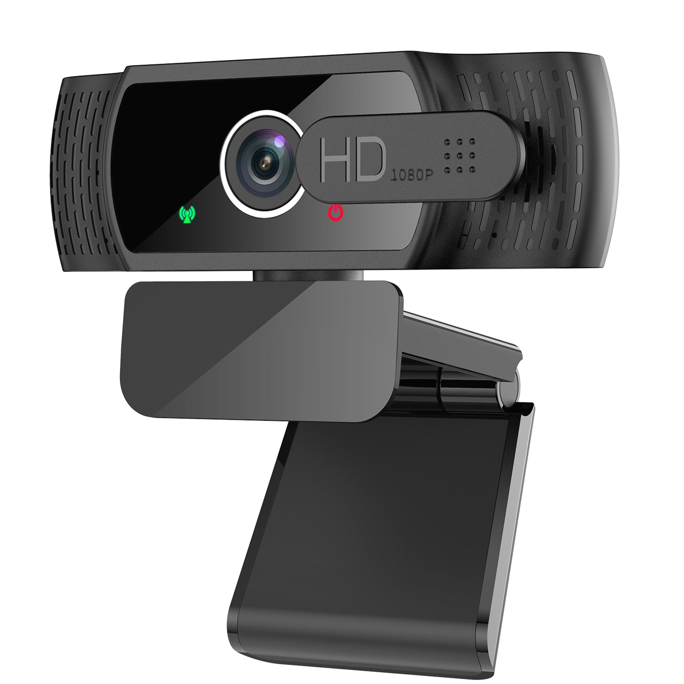 HD Webcam Built-in Dual Mics Smart 1080P Web Camera USB Pro Stream Camera for PC Game Desktop Laptop