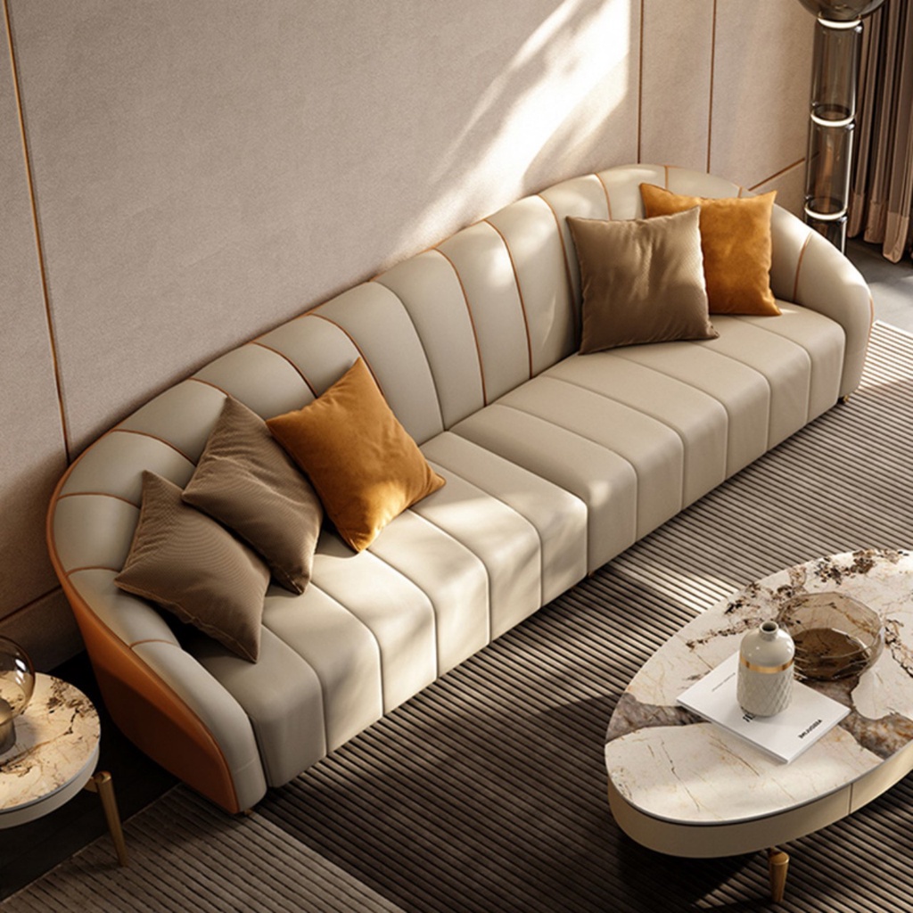 Ghế sofa băng vỏ sò hiện đại 1m8 cho phòng khách nhỏ - Sofa thiết kế