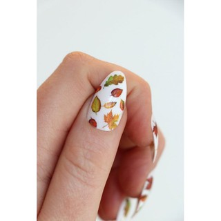 Sticker nails - hình dán móng 3D lá phong