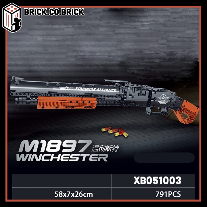 Pubg Mô Hình Đồ Chơi Vũ Khí Quân Đội Xếp Hình Military Army Firewire  M4 Bernelli 051001- 051005