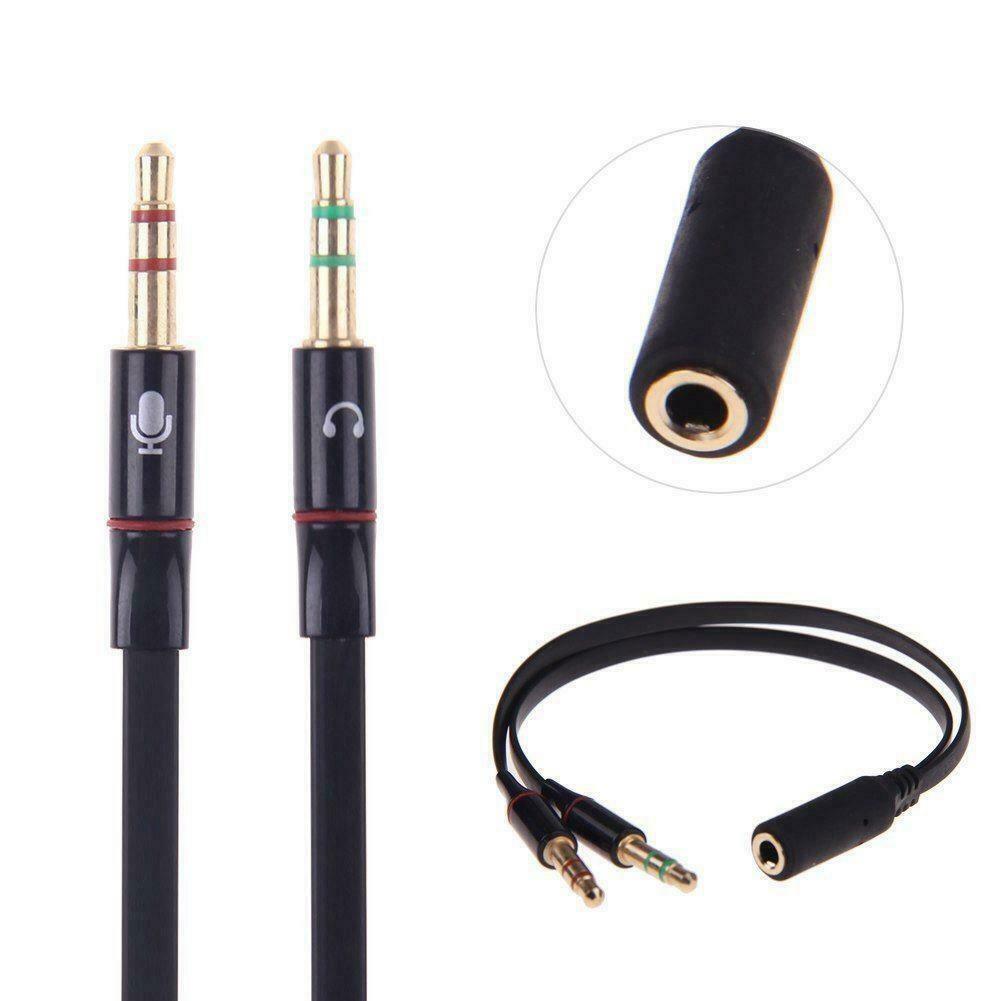 Dây Cáp Âm Thanh Chữ Y Chuyển Đổi Từ Ổ Cắm 3.5mm Sang 2 Đầu Cắm Cho Pc P2T1 | BigBuy360 - bigbuy360.vn
