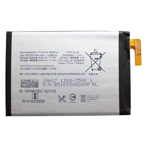 Pin zin cho Sony Xperia XA1 Plus (G3412, G3416, G3426) LIS1653ERPC- 3430mAh