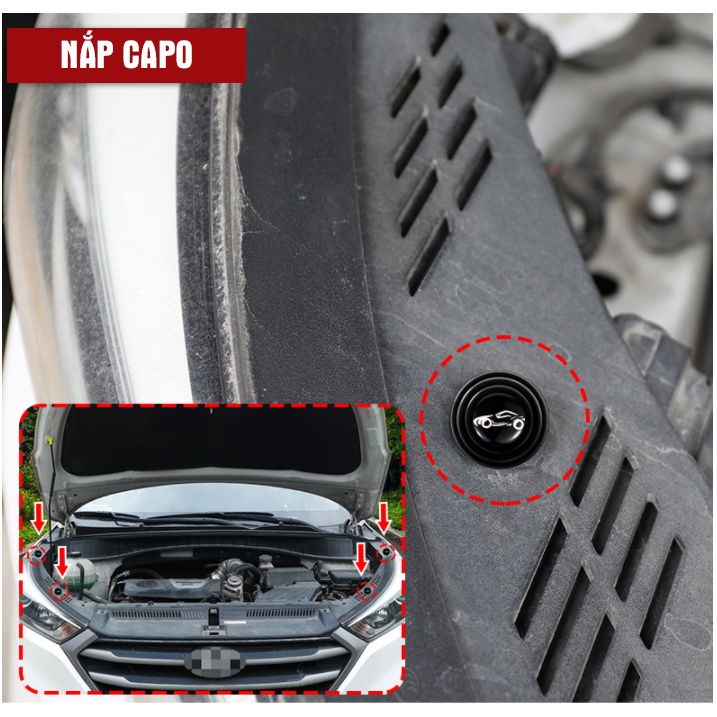 Combo 20 nút giảm chấn cánh cửa xe ô tô TẶNG 1 - Giúp cách âm, giảm lực đóng cửa và bảo vệ xe , đệm núm cao su giảm chấn
