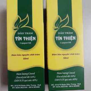 Combo 2 chai 50ml dầu tràm Tín Thiện huế