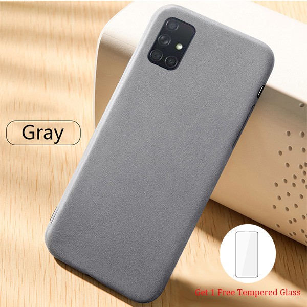 Ốp điện thoại silicon mềm mặt nhám bảo vệ toàn diện cho Samsung Galaxy A51 A71 | BigBuy360 - bigbuy360.vn