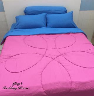 Bộ Chăn Drap - Chester Cotton Feel Solid Colour Comforter Set