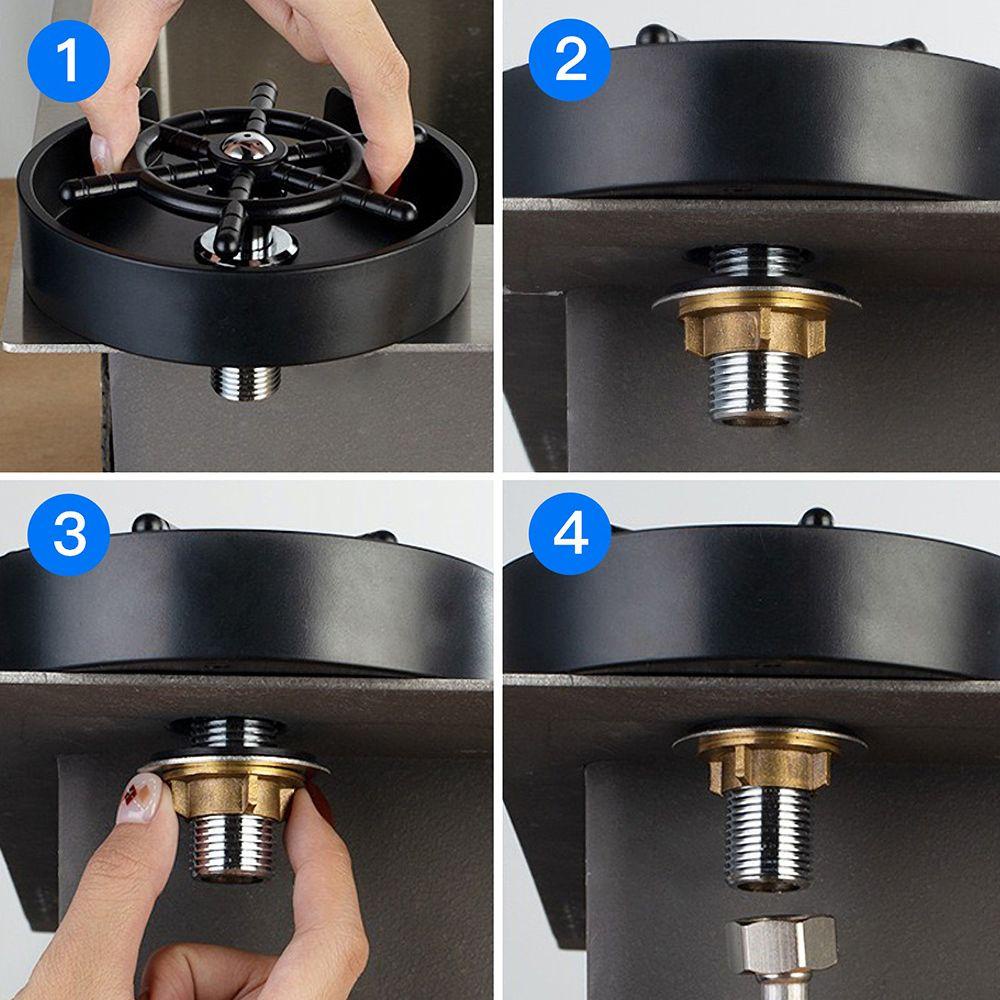 CONOPERY Cọ Rửa Ly Áp Suất Cao Bằng Thép Không Gỉ