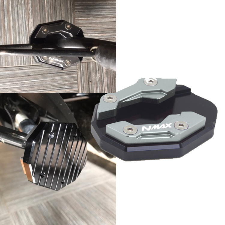 ★BDJ★ XMAX 300 NMAX 155 Phụ Kiện 2020 Xe Máy Chân Bên Đứng Mở Rộng Phóng To Tấm Lót Cho YAMAHA Nmax 