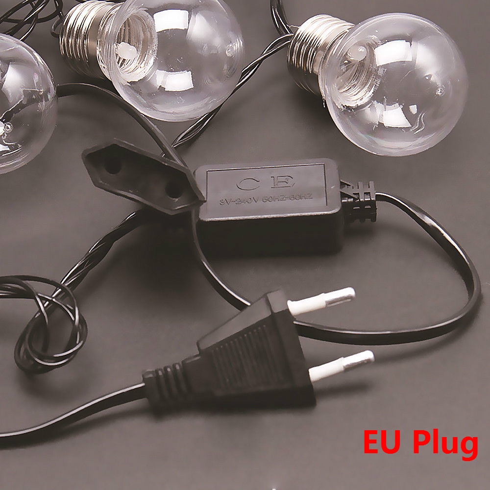 Dây đèn led 20 bóng trang trí nhà cửa dài 6m