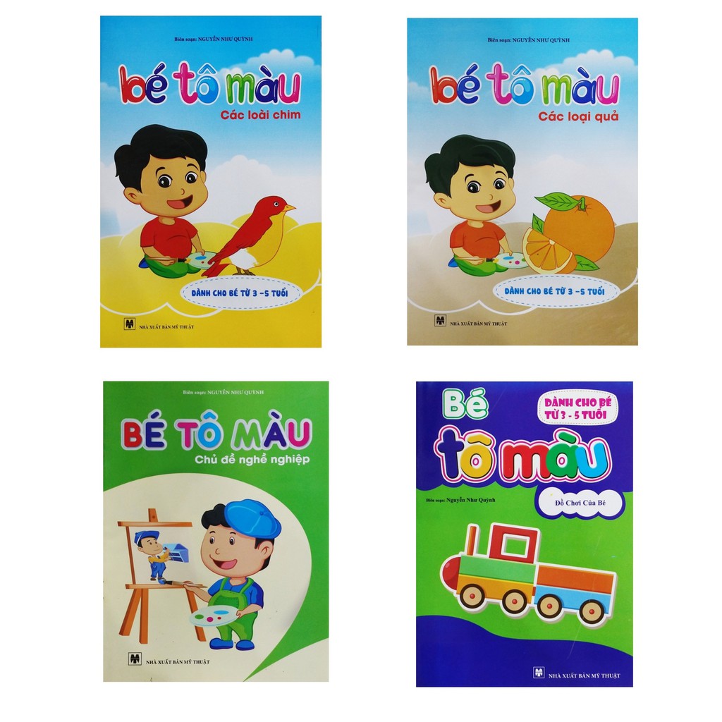 Sách - Bé tô màu ( theo chủ đề )