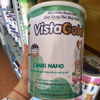 Sữa,sữa bột Vistagold canxi dành cho người trung niêm và cao tuổi 900g