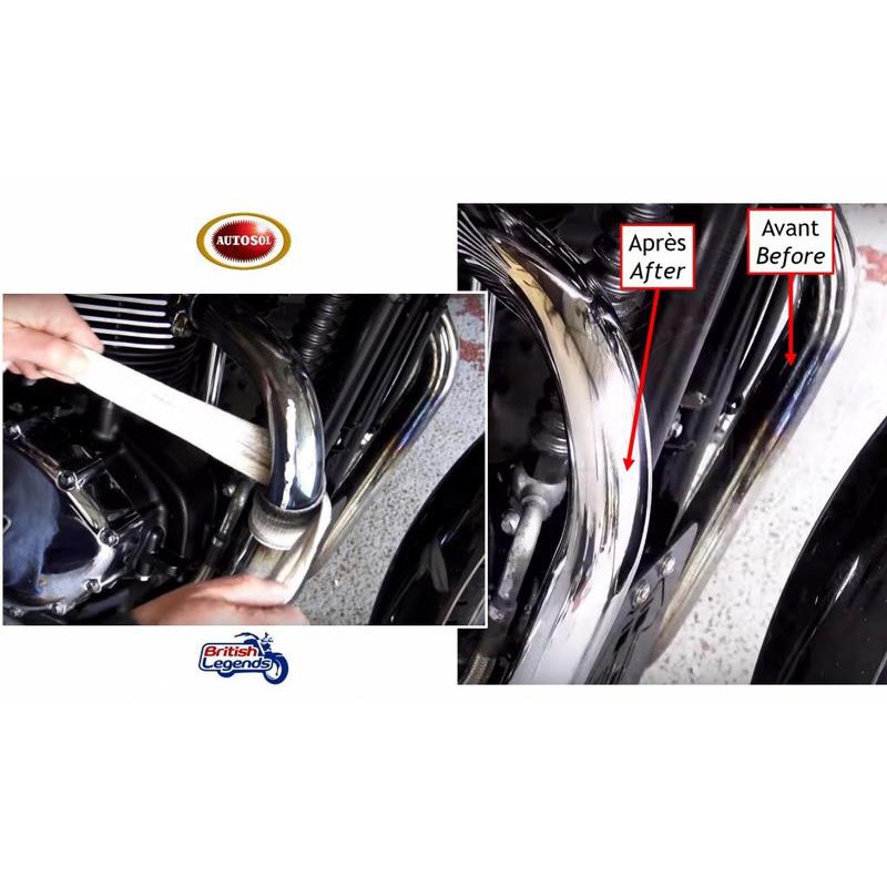 KEM ĐÁNH BÓNG KIM LOẠI ĐA DỤNG DẠNG LON LỚN AUTOSOL METAL POLISH #1100 750ML