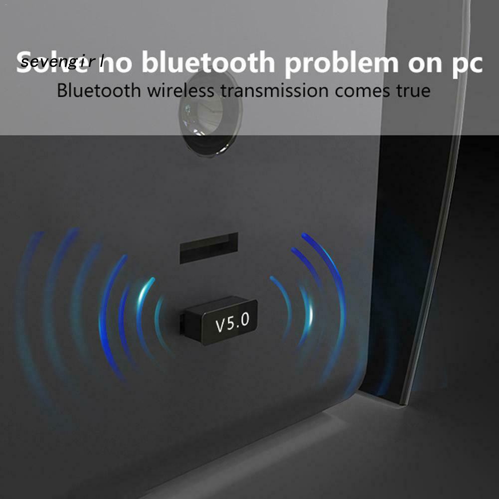 Bộ chuyển đổi Dongle bluetooth không dây USB mini 5.0 dành cho loa laptop/máy tính bảng