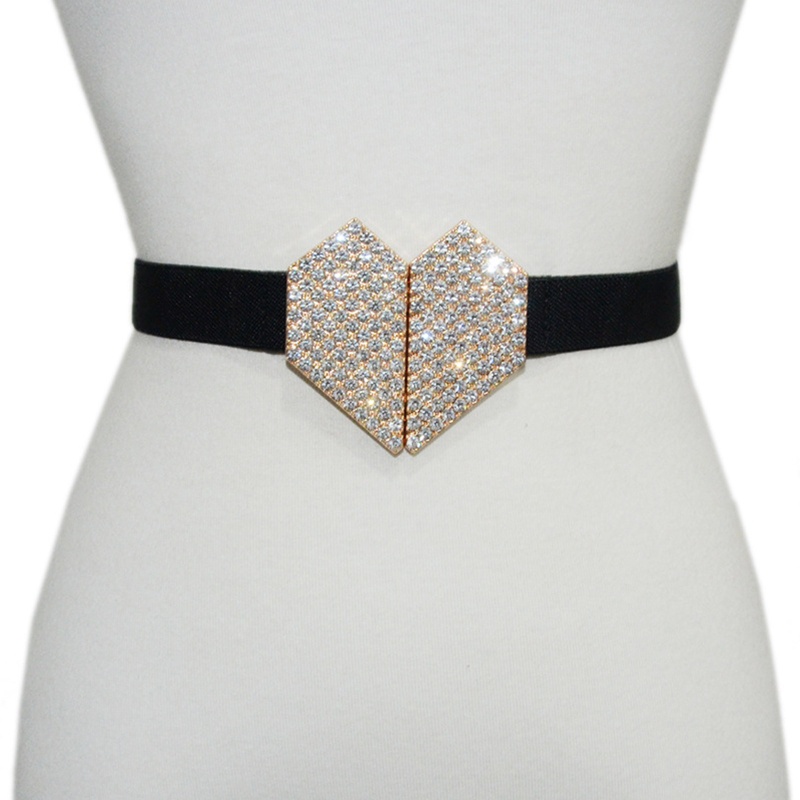 Thắt Lưng Bản Rộng Co Giãn Có Khóa Kiểu Retro Cho Nữ