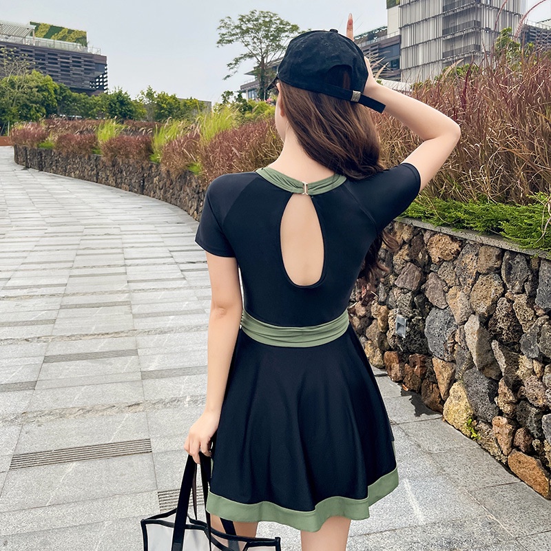 Đồ bơi thể thao đồ bơi hàn quốc 1 mảnh cho nữ set liền thân đồ tắm biển nữ một mảnh kín đáo Bộ Đồ Bơi Một Mảnh Kiểu Mới Thời Trang Sành Điệu Cho Nữ