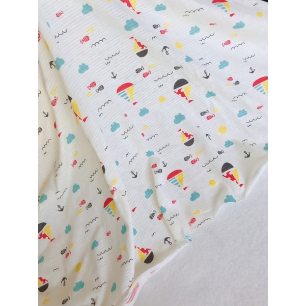 Vải cotton giấy hình chiếc thuyền