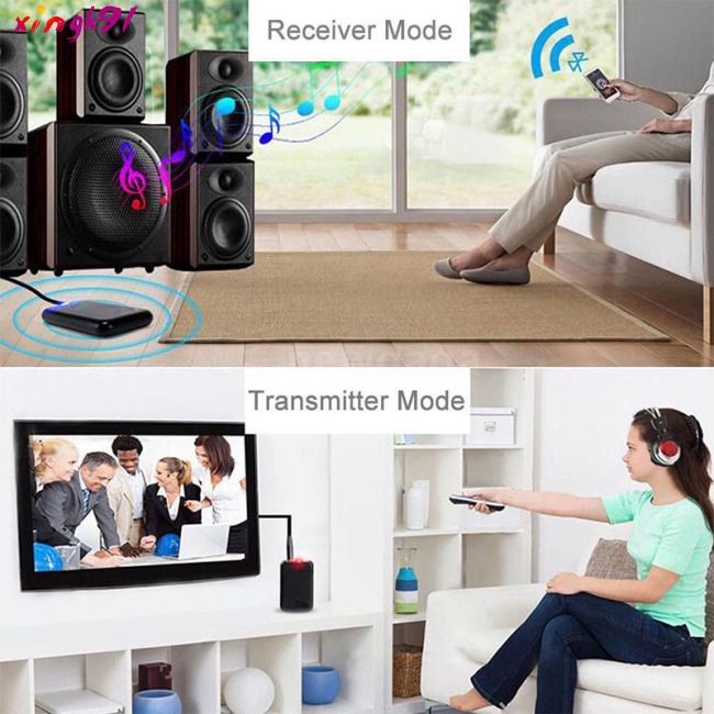 Bộ thu phát Bluetooth V4 Bộ điều hợp âm nhạc âm thanh nổi A2DP 3,5 mm không dây stereo music adapter