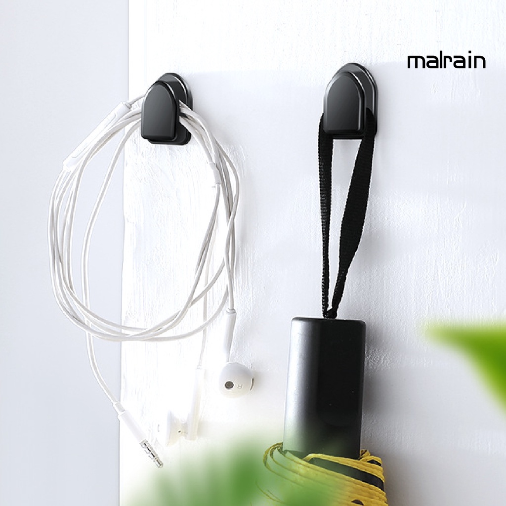 Set 5 Móc Treo Chìa Khóa Cỡ Nhỏ Màu Đen Dễ Lắp Đặt Tiện Dụng Cho Gia Đình