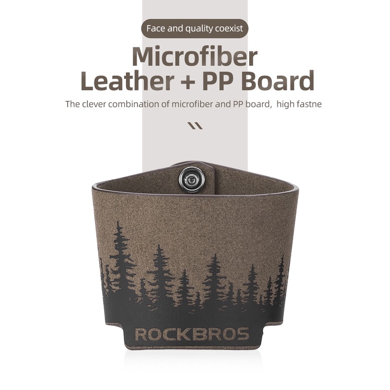 Giá đỡ cốc cà phê Rockbros gắn tay lái xe đạp / xe máy tiện lợi giá đỡ chai