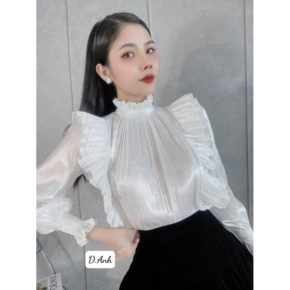 [ 𝐅𝐑𝐄𝐄 𝐒𝐇𝐈𝐏 ] Áo bèo tơ ánh dễ thương đang yêu