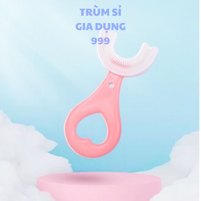 bàn chải tập đánh răng co bé bàn chải đánh răng chữu u cho bé bằng chải đánh răng hình chữ u chất liệu silicon mềm