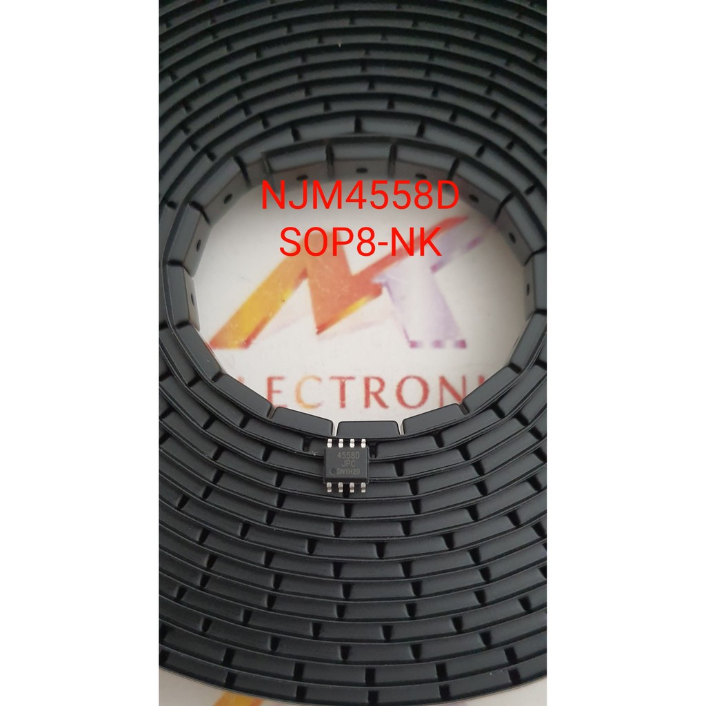 JRC4558D JRC4558 NJM4558D 4558D 4558 SOP8 IC thuật toán nhập khẩu (con)