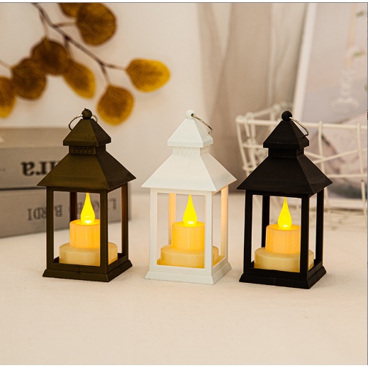 Đèn bão vuông DBS6 dã ngoại vintage lolita decor trang trí