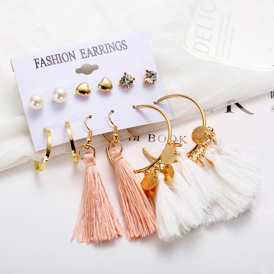 6 Đôi Bông Tai Thời Trang Nữ Tính