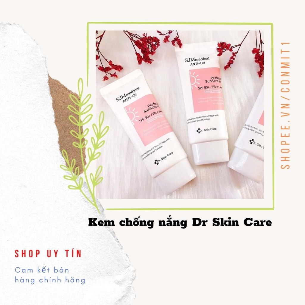 Kem Chống Nắng Dr.Skin Care ❣️Chính Hãng❣️ Kem Chống Nắng SJM medical Anti-Uv Perfect Sunscreen SPF 50+ PA++++