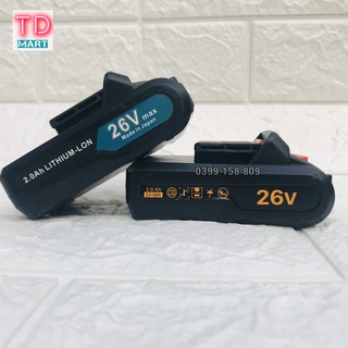 Pin cho máy khoan pin 26v Makita, dewalt chuẩn 5cell chất lượng tốt
