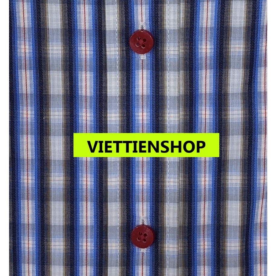 ÁO SƠ MI VIỆT TIẾN DÀI TAY CA RÔ