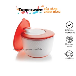 Rổ dụng cụ quay rau trữ mát thực phẩm Tupperware Spinning Chef, gíup ráo nước không làm dập nát thực phẩm
