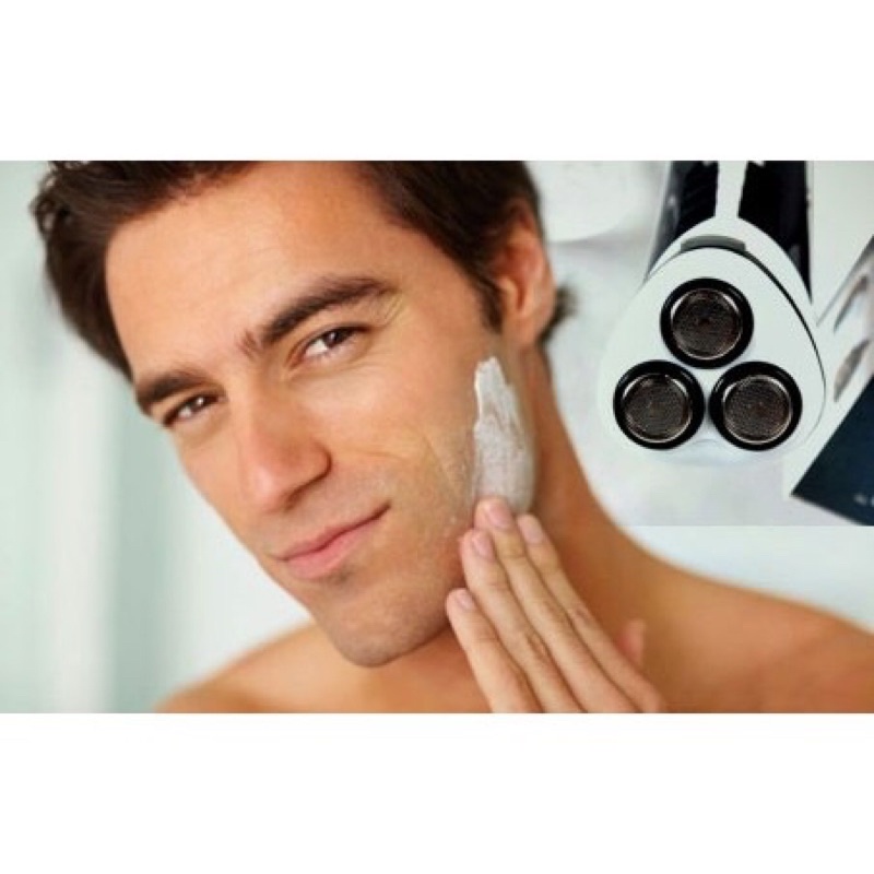 Máy cạo râu cao cấp 3 đầu quay Ruiying FS198 công suất 3W