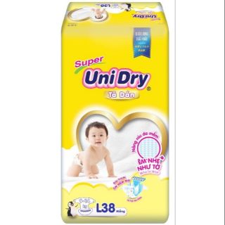 Combo 2 bịt tã dán Unidry mẫu mới size L38 miếng dùng cho trẻ từ 9_14kg