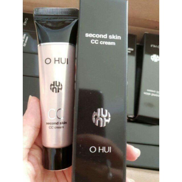 Kem trang điểm mỏng mịn tự nhiên Ohui Second Skin Cc Cream che khuyết điểm - mỹ phẩm công ty chính hãng cao cấp Hàn Quốc