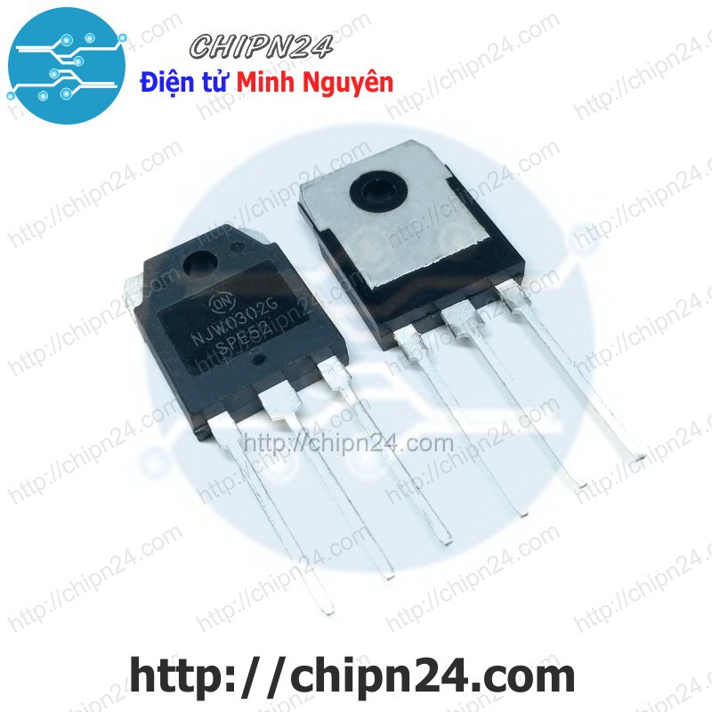 [1 CON] (KT1) Transistor NJW0302G TO-3P PNP 15A 250V (NJW0302 0302)