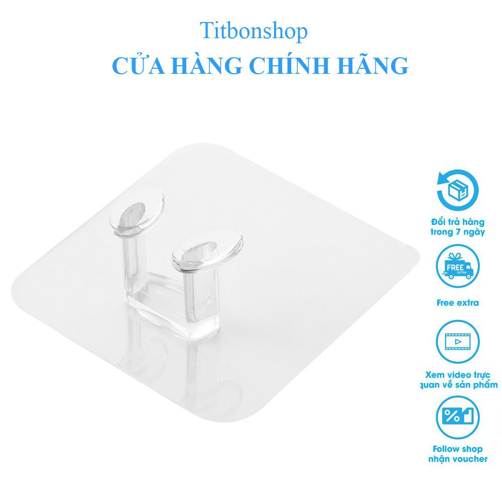 Miếng dán cường lực đa năng TBS keo dán bám cực chắc,bền có thể dùng treo phích cắm,dây sạc và đồ dùng trong gia đình