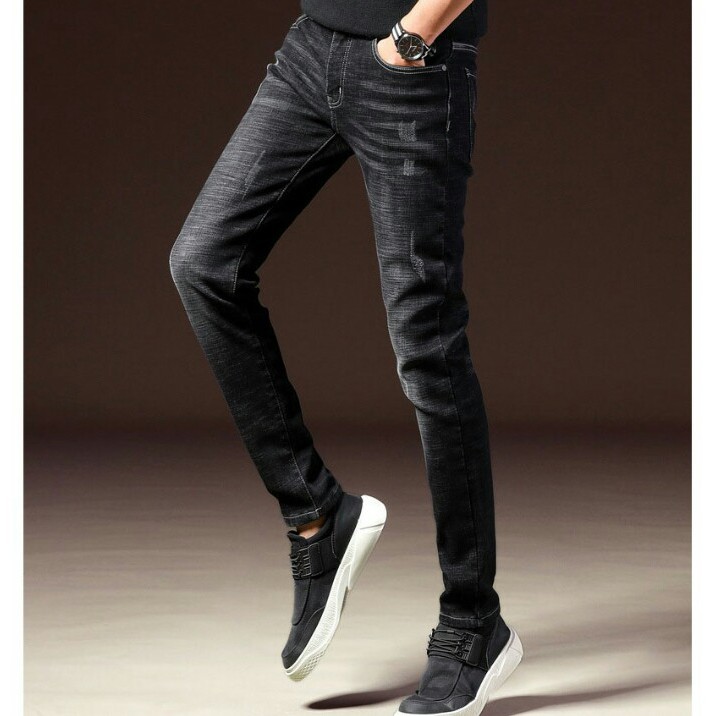 quần jeans nam ống suông cào nhẹ | BigBuy360 - bigbuy360.vn