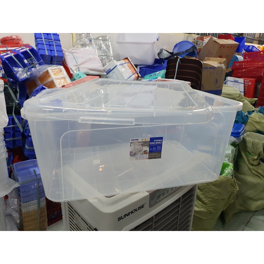 Thùng nhựa trong đựng đồ Duy Tân 10L/15L BAO ĐỔI TRẢ NẾU BỂ VỠ