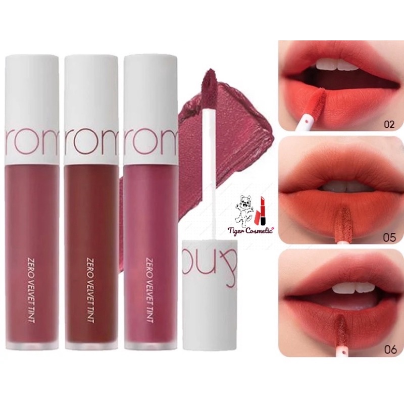 Son Kem Lì Cực Nhẹ Môi Romand Zero Velvet Tint