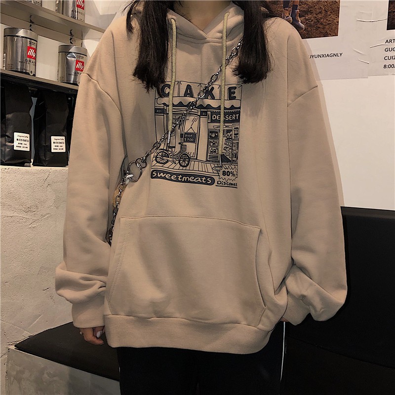 [Áo hoodie nữ unisex] Áo hoodie nữ form rộng unisex trơn màu đen xám nâu chất nỉ đẹp 2021