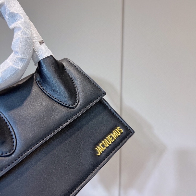 Túi xách Jacquemus sz 18 chất da thật sẵn trắng