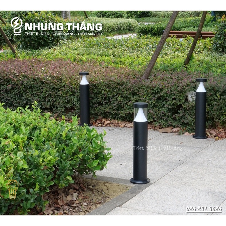 Đèn Cột Trang Trí Sân Vườn DSV-810 Chống Nước - Chiều Cao 60cm - Cắm Điện 220V -  Bảo Hành 1 Năm