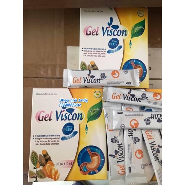 Gel Viscon Kore Plus giảm viêm loét dạ dày tá tràng, Người viên đau dạ dày, hành tá tràng, trào ngược dạ dày thực quản