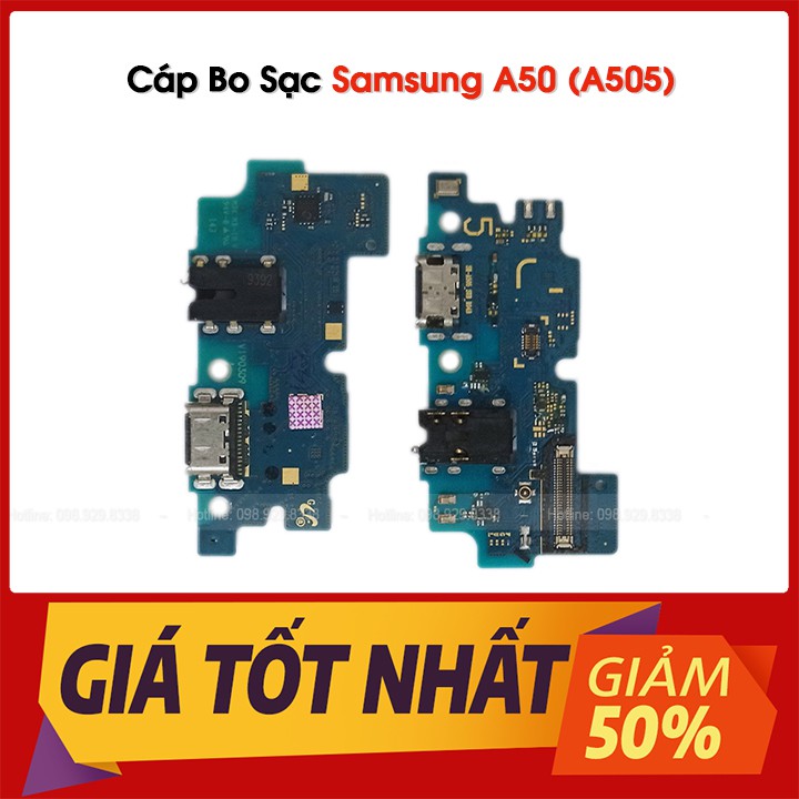 Cáp Chân Sạc Samsung A50 / A505 - Cụm bo sạc zin bóc máy điện thoại Samsung Galaxy A50