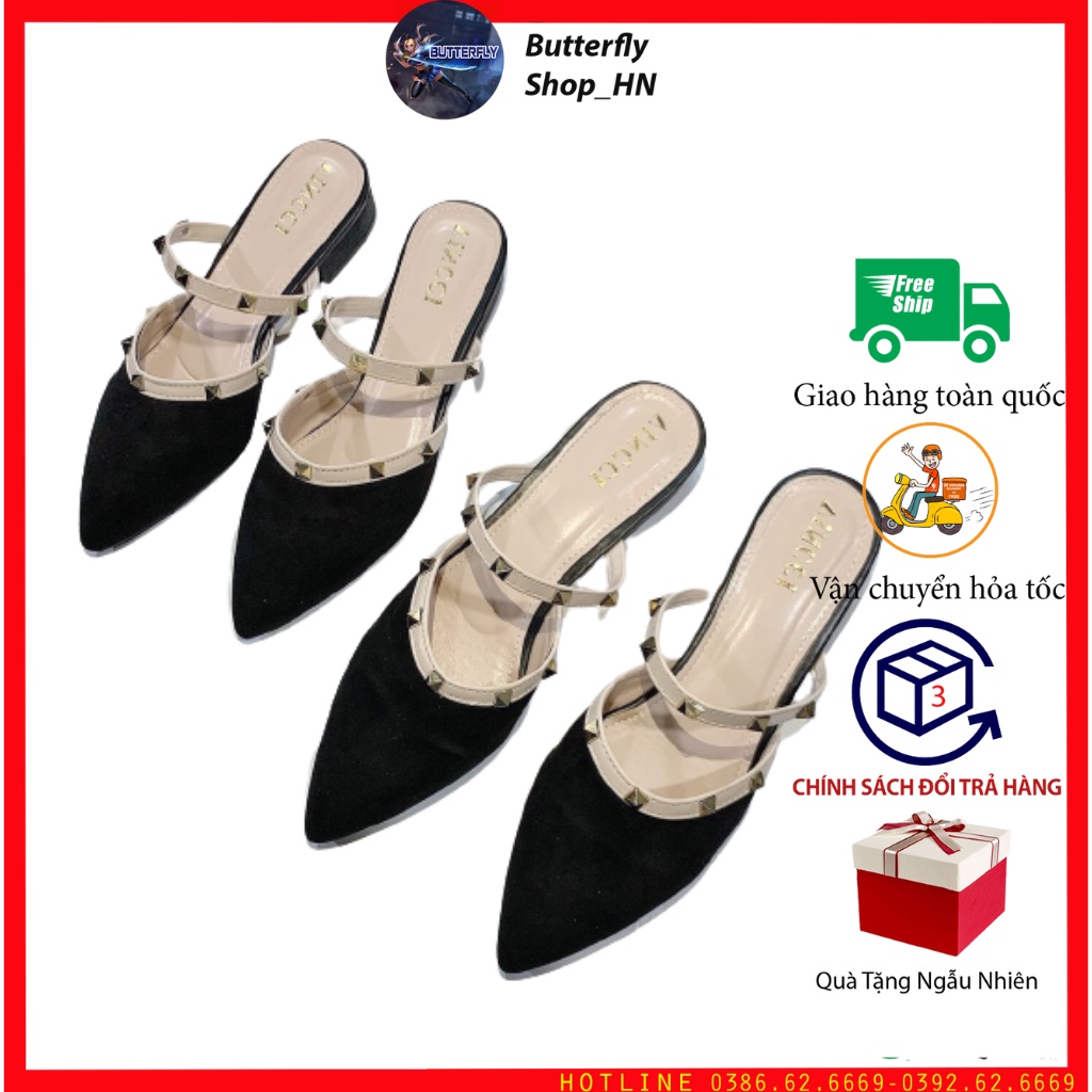 Sục bệt bít mũi đính khuy tán đinh mã B2