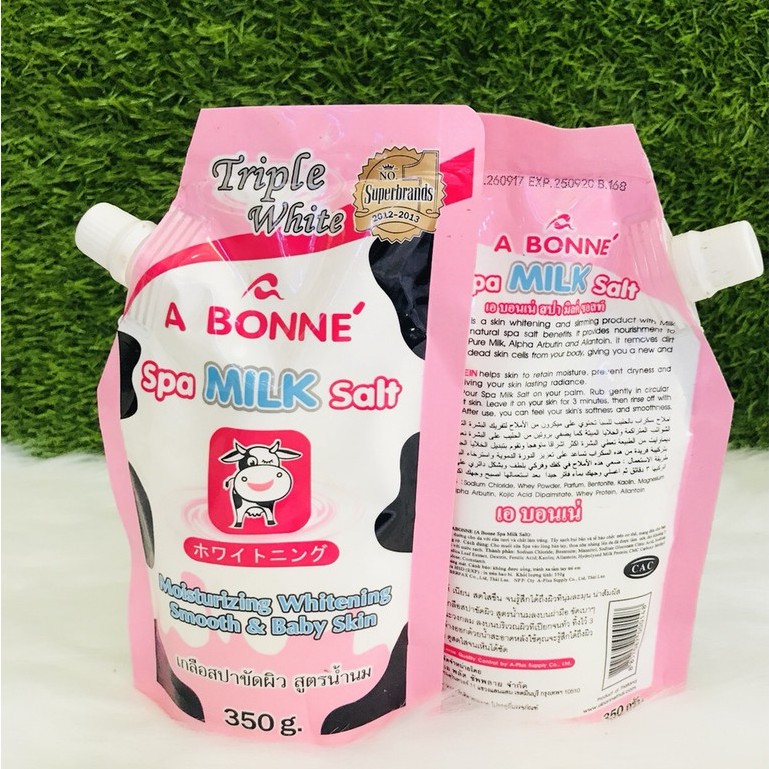 Muối Sữa Bò Tắm Lạnh A BONNE’ Trắng Da Tẩy Thâm CHUẨN THÁI LAN 350 Gr | BigBuy360 - bigbuy360.vn