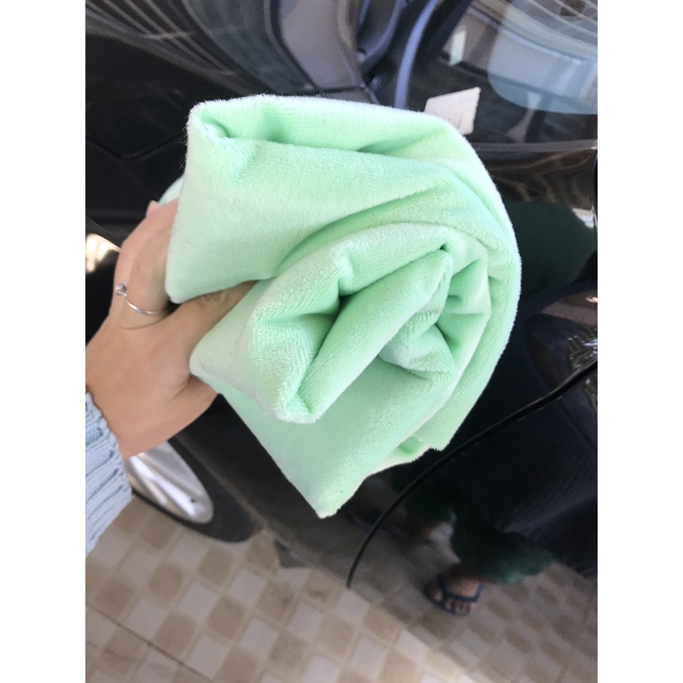 Full tông XANH LÁ - Vải lông nhung may gấu bông, doll, ghế lười XANH LÁ XANH NGỌC